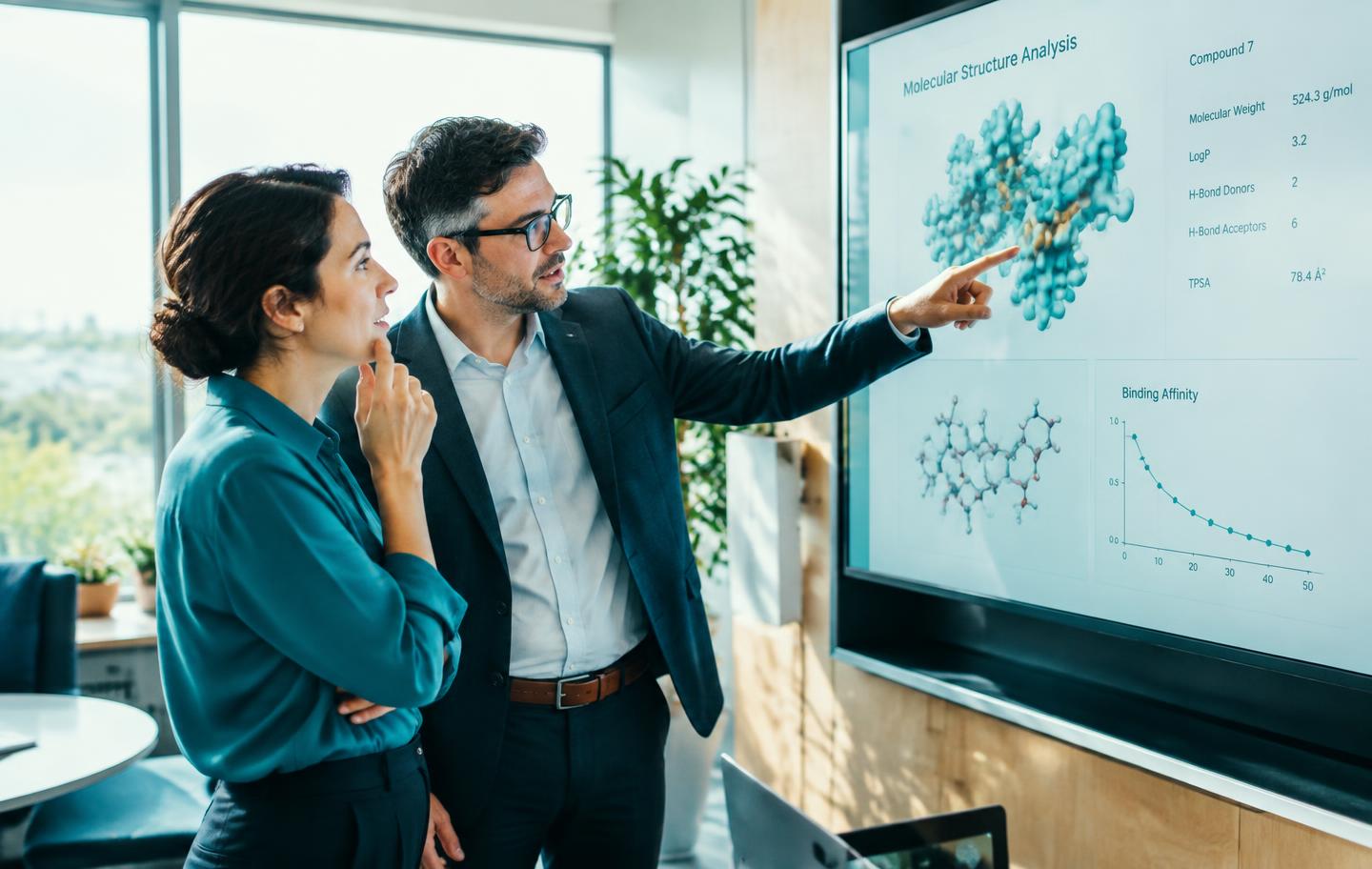 Scientific strategy discussion over molecular data